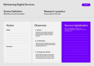 Rehearsing Digital Services